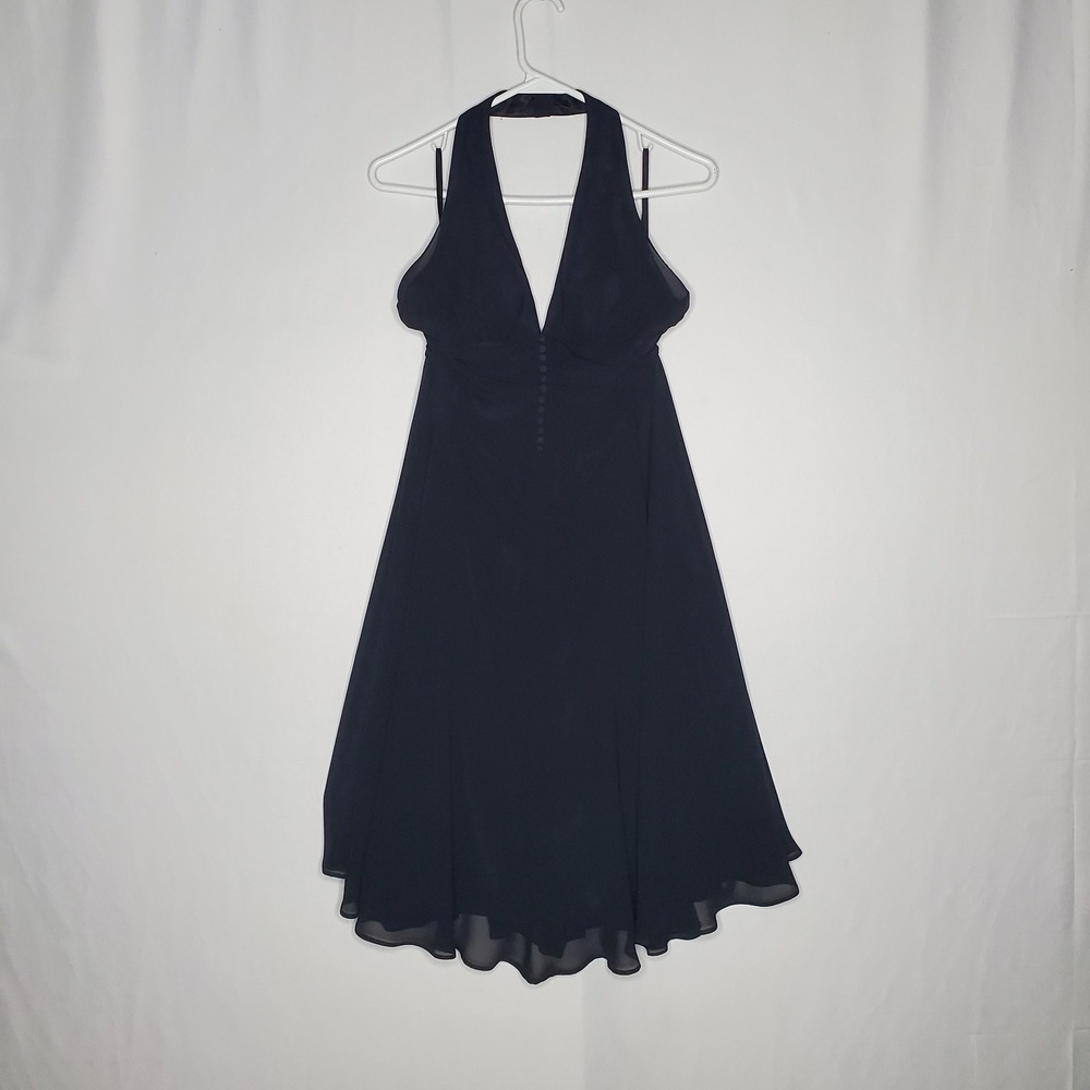 Dusk Sheila Yen Vtg Halter Empire Dress 4 Marilyn Monroe Whimsigoth Romantic 90s